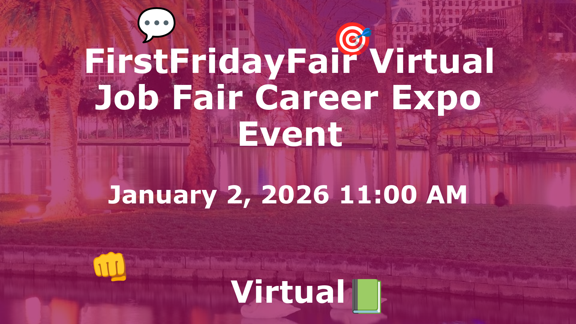 FirstFridayFair Virtual Job Fair Career Expo Event event image